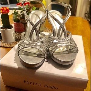 Formal Silver Heels